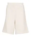 Prada Triangle-logo Track Shorts In Nude