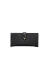 Prada Triangle-logo Wallet In Black