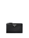 Prada Triangle-logo Wallet In Black