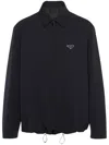 Prada Black Recycled Polyester Blend Shirt In F0002 Black