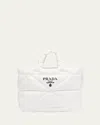 Prada Triangle Padded Re-nylon Tote Bag
