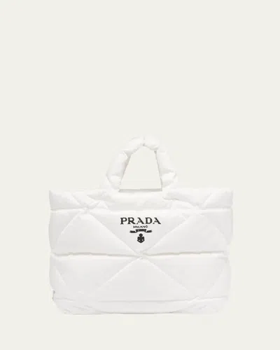 Prada Triangle Padded Re-nylon Tote Bag