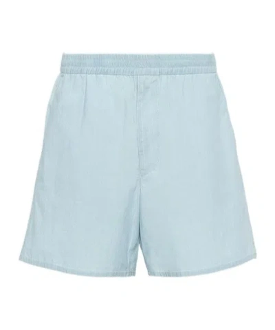 PRADA PRADA ELASTICATED WAISTBAND BERMUDA SHORTS