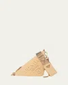 Prada Triangle Raffia Crossbody Bag In F0018 Naturale