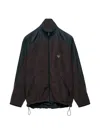 Prada Triangle-logo Jacket In Black