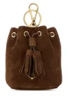 Prada Key Tag In Brown