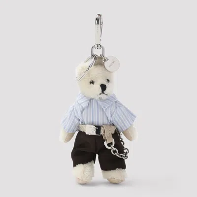 Prada Trick Orsetto Key Ring In Multi