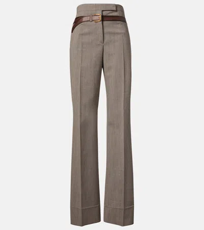 PRADA TROMPE L'AIL STRAIGHT PANTS