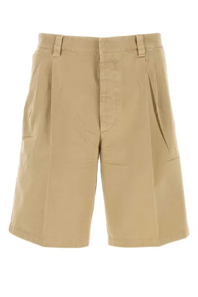 Prada Trousers In Nude