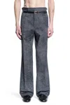 Prada Man Grey Trousers In Blue