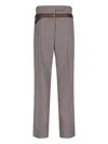 Prada Trousers In Brown