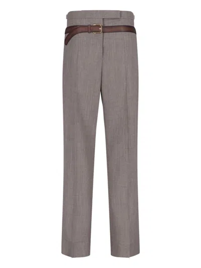 Prada Trousers In Brown