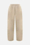 Prada Logo Track Pants In Brown