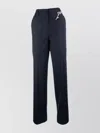Prada Trousers Featuring Embellished Detail And High-waist