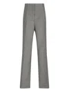 Prada Straight Pants In Gray