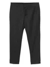 Prada Vintage-effect Brown Cotton Trousers In Gray