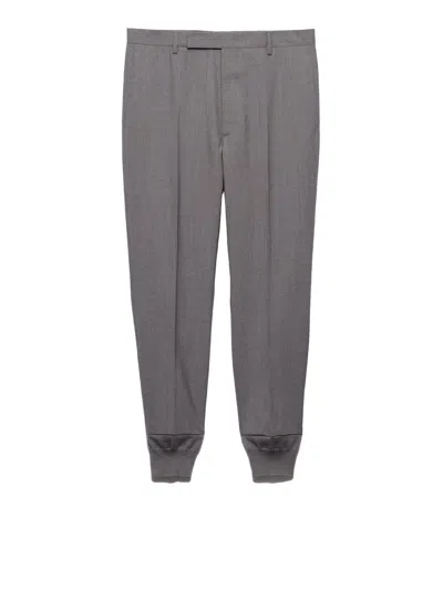 Prada Pantalone In Gray
