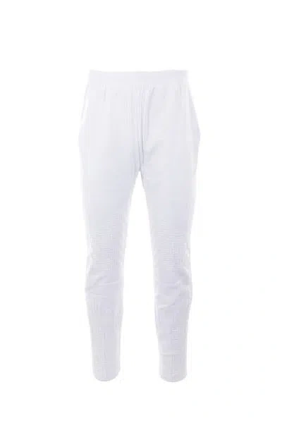 Prada Jacquard Paneled Leggings In White