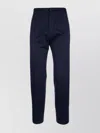 Prada Trousers With Back Pocket And Belt Loops In Blue