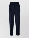 Prada Trousers With Belt Loops And Cuffed Hem