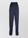 Prada Trousers With Belt Loops And Pinstripes