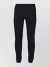 Prada Trousers With Cuffed Hem And Elastic Waistband In Black