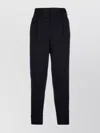 Prada Trousers With Cuffed Hem And Pleated Front