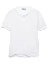 Prada Women White Wire T-shirt, S Luxury T-shirts For Women Darveys In White