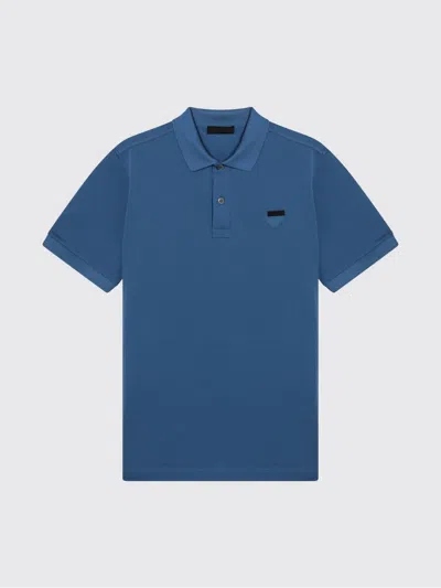 Prada T-shirt Men  In Blue