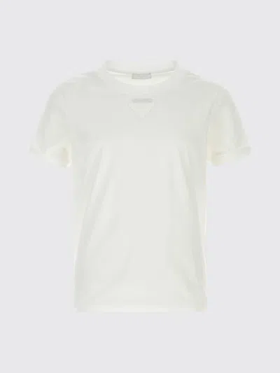 Prada T-shirt Men  In White