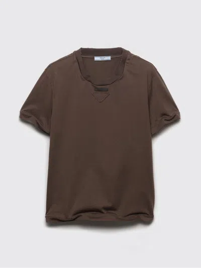 Prada T-shirt Woman  In Green