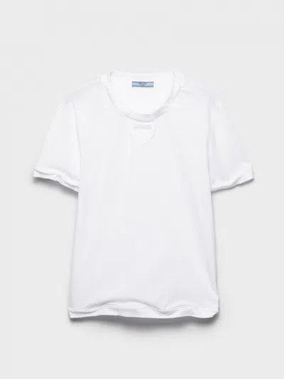 Prada T-shirt Woman  In White