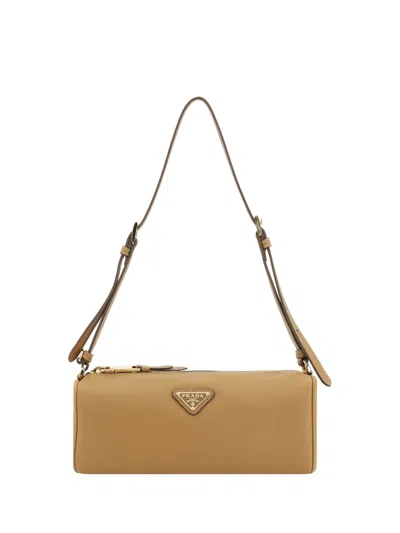 Prada Tubolar Shoulder Bag In Neutral