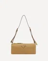 Prada Tubolar Shoulder Bag In Neutral