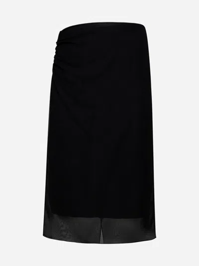 PRADA TULLE MIDI SKIRT