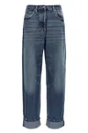 Prada Blue Denim Jeans In Blue