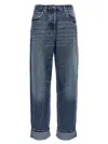 Prada Blue Denim Jeans In Blue