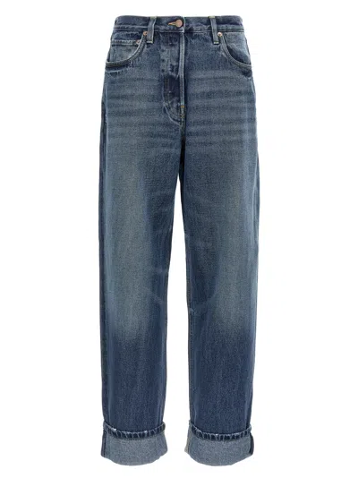 Prada Turn Up Jeans Light Blue