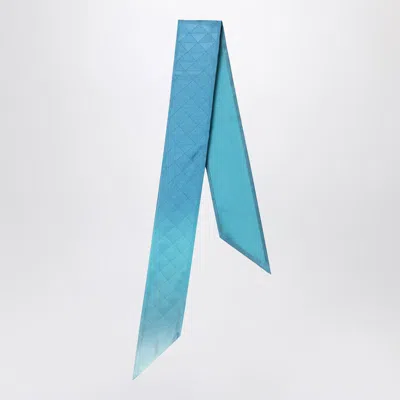 PRADA PRADA TURQUOISE RIBBON IN TWILL