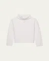 Prada Embossed-logo Sweater In F0009 Bianco