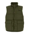 Prada Piumino Smanicato In Re-nylon Verde Militare Uomo In Green