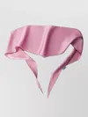 Prada Twill Scarf Refined Edge Detail Design In Pink
