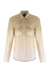 Prada Ombre Silk Shirt