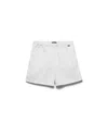 Prada Men's Twill Swim Trunks In Gray