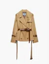 Prada Trench Coat Woman Honey In Neutral