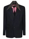 Prada Two-button Blazer In Blue