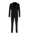 Prada Completo In Misto Lana Nera  Uomo In Black