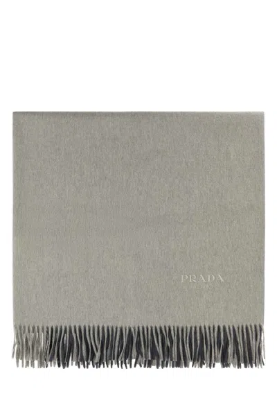 Prada Two-tone Cashmere Blend Blanket