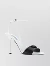 Prada Logo Detailed Ankle Strap Sandals