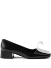 Prada Two-tone Pumps In Black